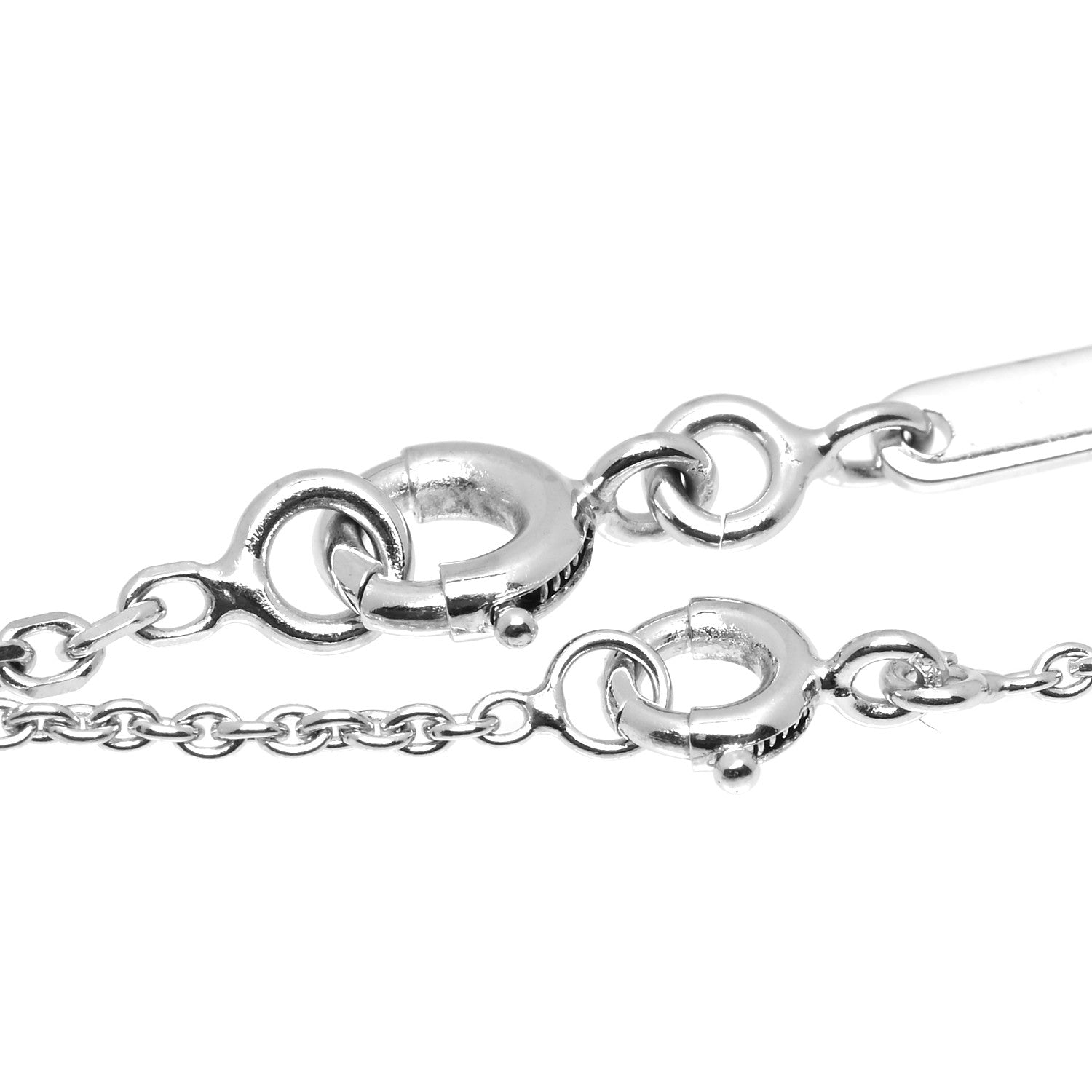 Cartier 18K White Gold Diamond Small Hearts and Symbols Pendant Necklace 5 of 7