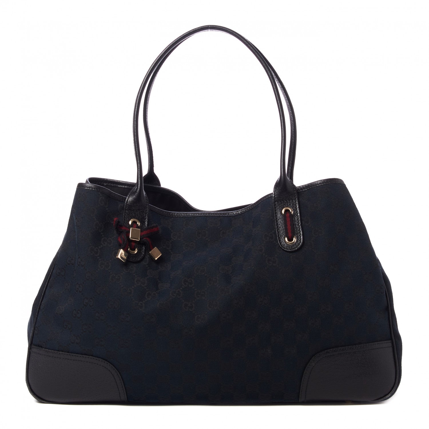 Gucci Monogram Large Princy Tote Black 1 of 8