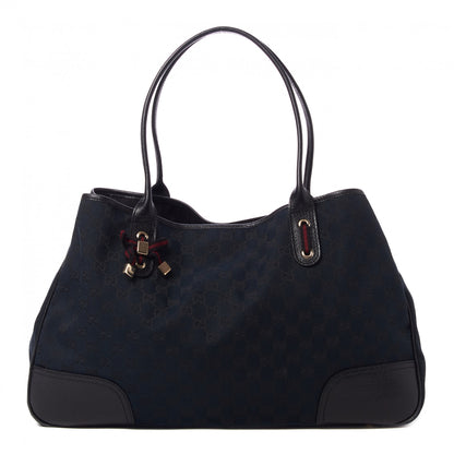 Gucci Monogram Large Princy Tote Black 1 of 8