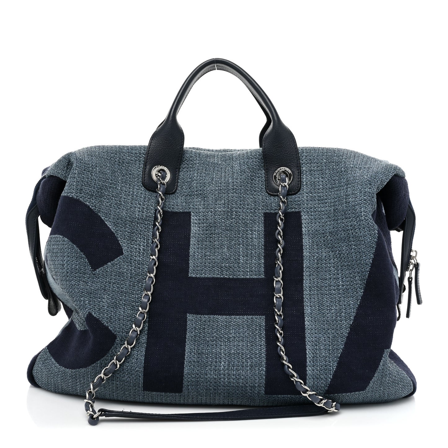 Canvas Maxi Bowling Bag Blue