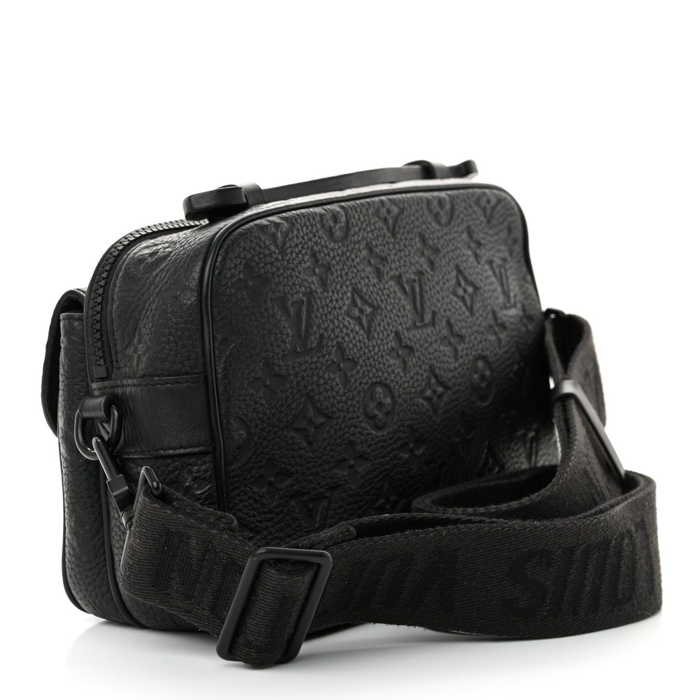 Taurillon Monogram S Lock Messenger Black