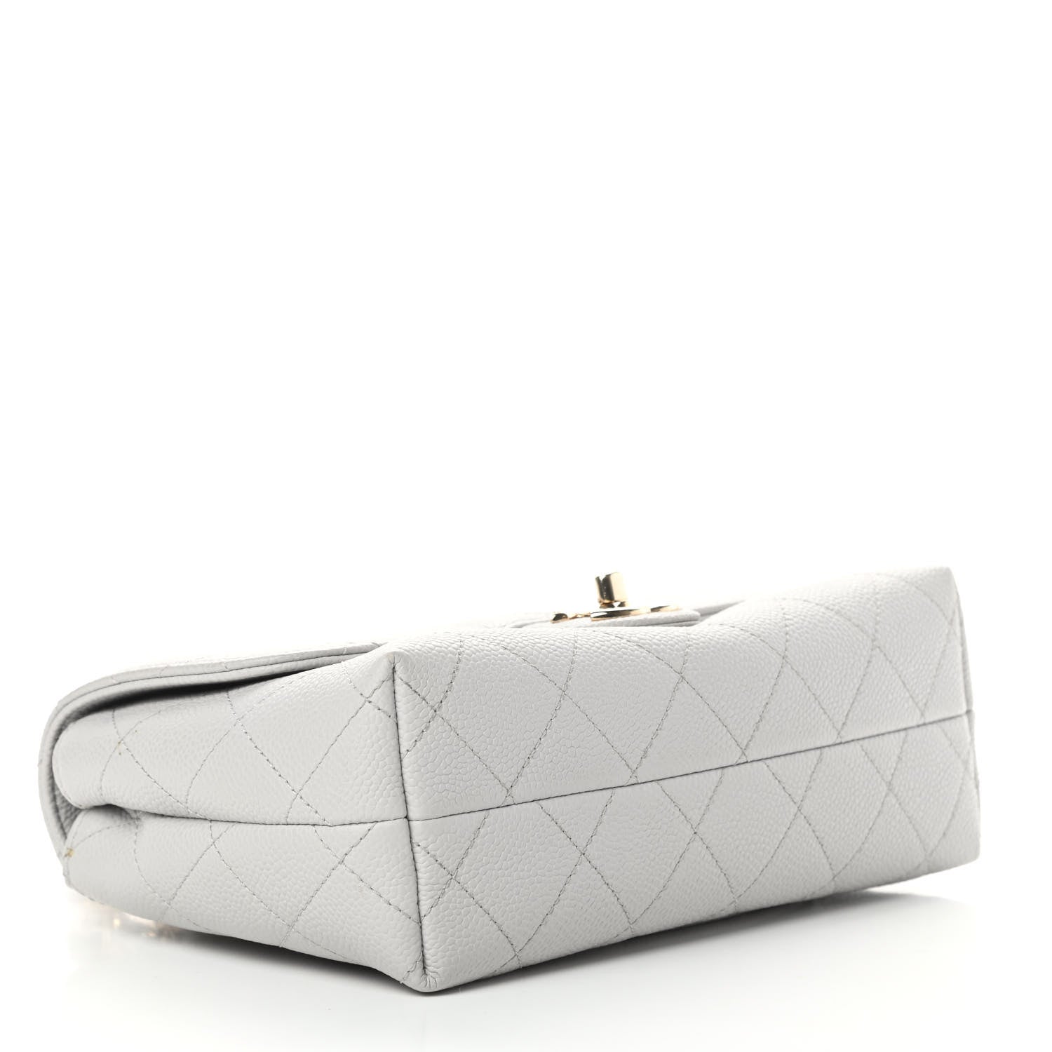 Chanel Caviar Quilted Small City Walk Flap Light Grey 4 of 11