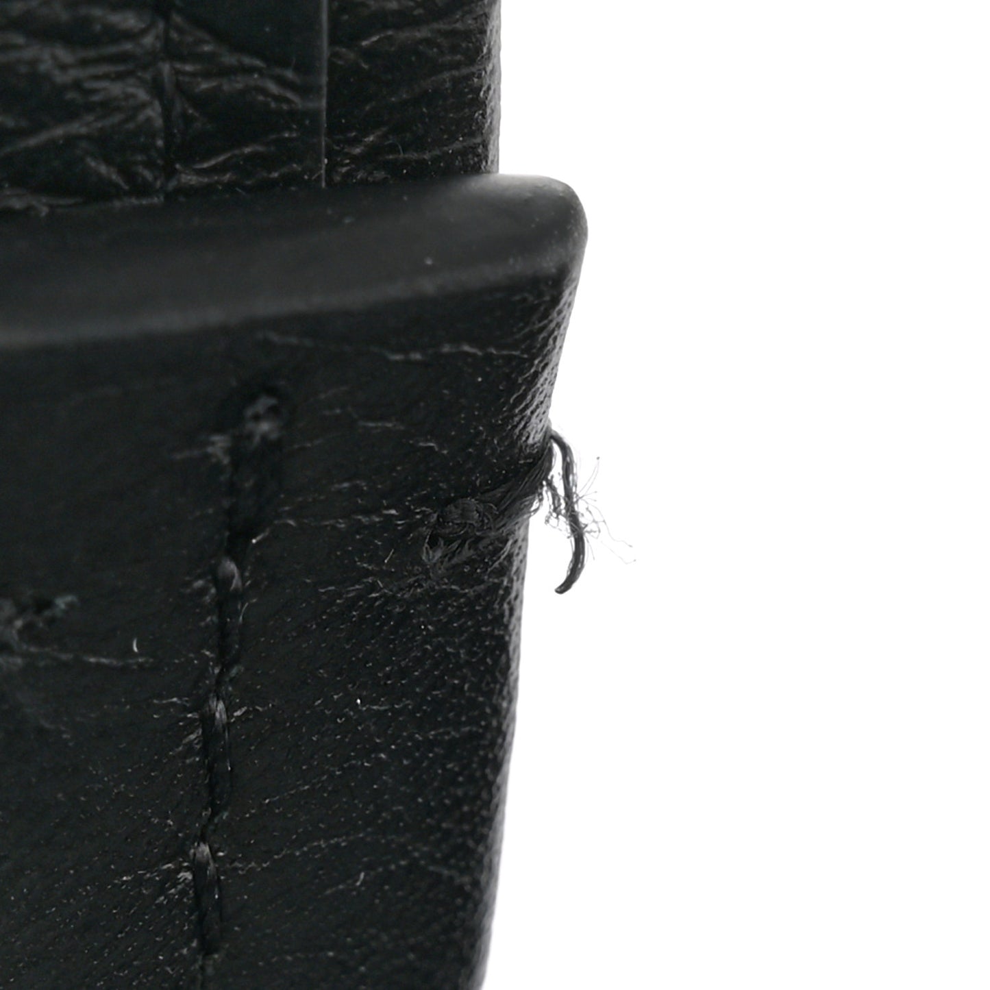 Grained Calfskin Park Tote Three Black