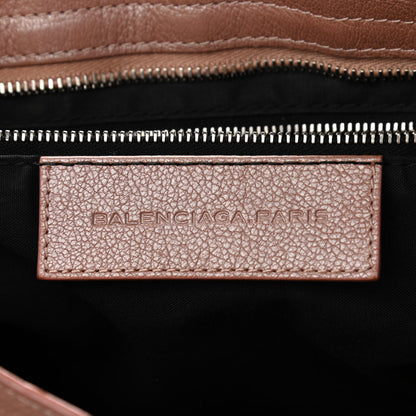 Balenciaga Pearlescent Goatskin Classic Palladium Hardware City Rose Rose Light 6 of 12