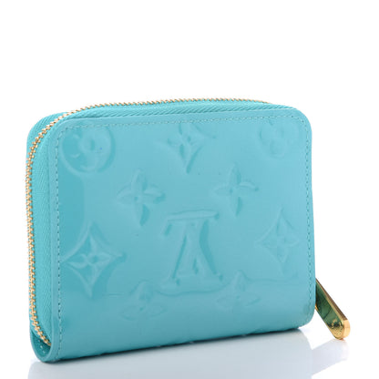 Louis Vuitton Vernis Zippy Coin Purse Blue Lagon 3 of 7