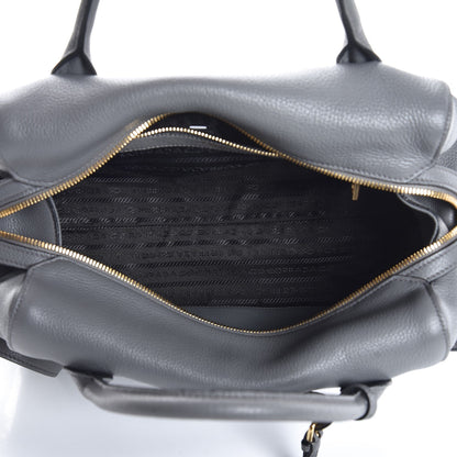 Prada Vitello Daino Satchel Marmo 5 of 8