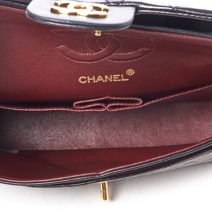 Chanel Lambskin Quilted Small Double Flap Black 4 of 9