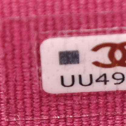 Chanel Caviar Quilted Zip Card Holder Fuchsia 6 of 7