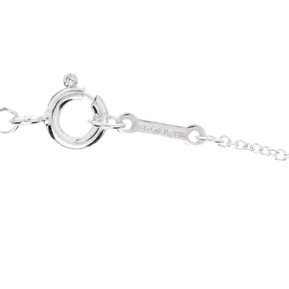 Tiffany Sterling Silver Paloma Picasso Olive Leaf Heart Pendant Necklace 5 of 6
