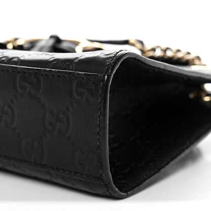 Gucci Guccissima Small Emily Shoulder Bag Black 10 of 11