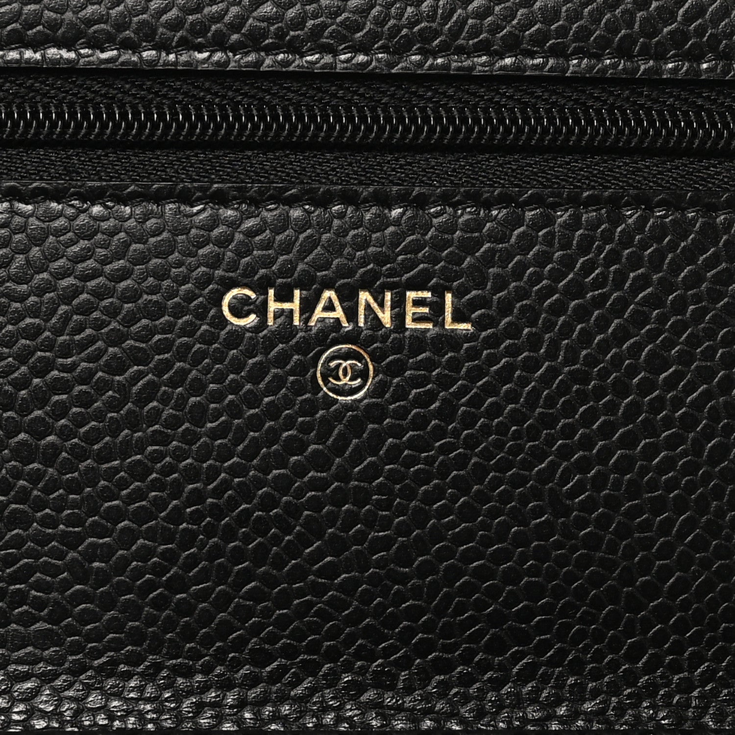 Chanel Caviar Quilted Wallet on Chain WOC Black 6 of 12