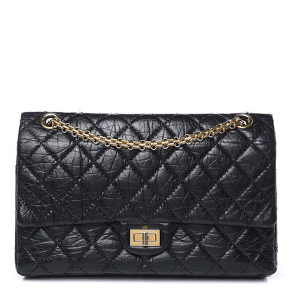 Chanel Aged Calfskin Quilted 2.55 Reissue 226 Flap Black 1 of 12