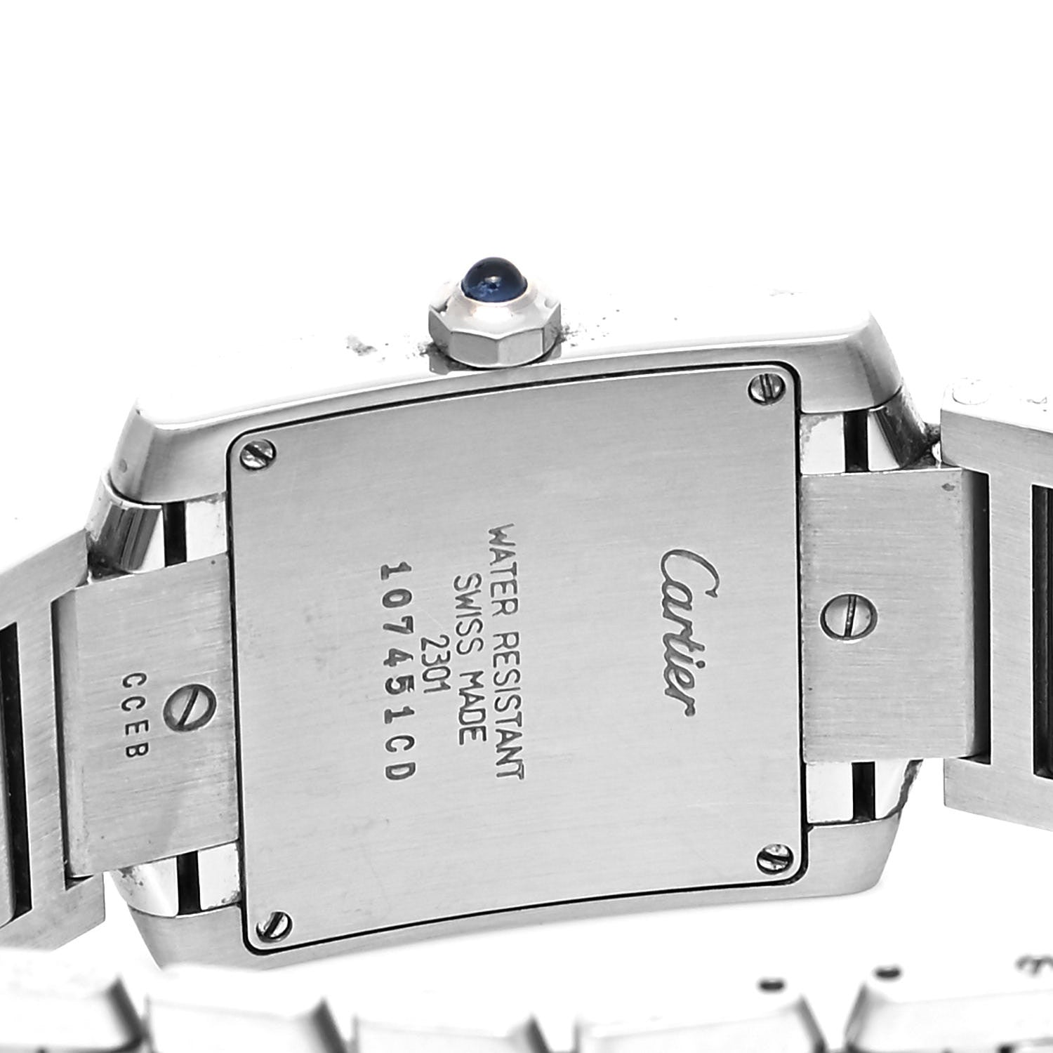 Cartier Stainless Steel 25mm Tank Francaise Quartz Watch 4 of 4