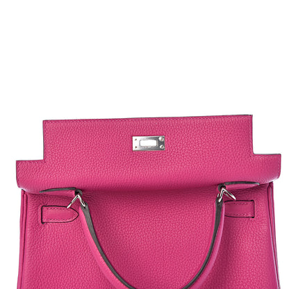 Hermes Togo Kelly Retourne 25 Rose Pourpre 10 of 36