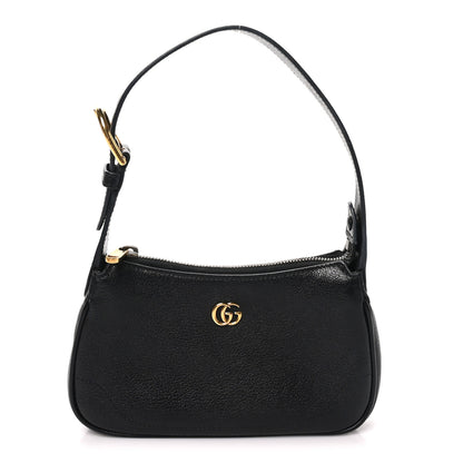 Gucci Goatskin Mini Aphrodite Shoulder Bag Black 1 of 10