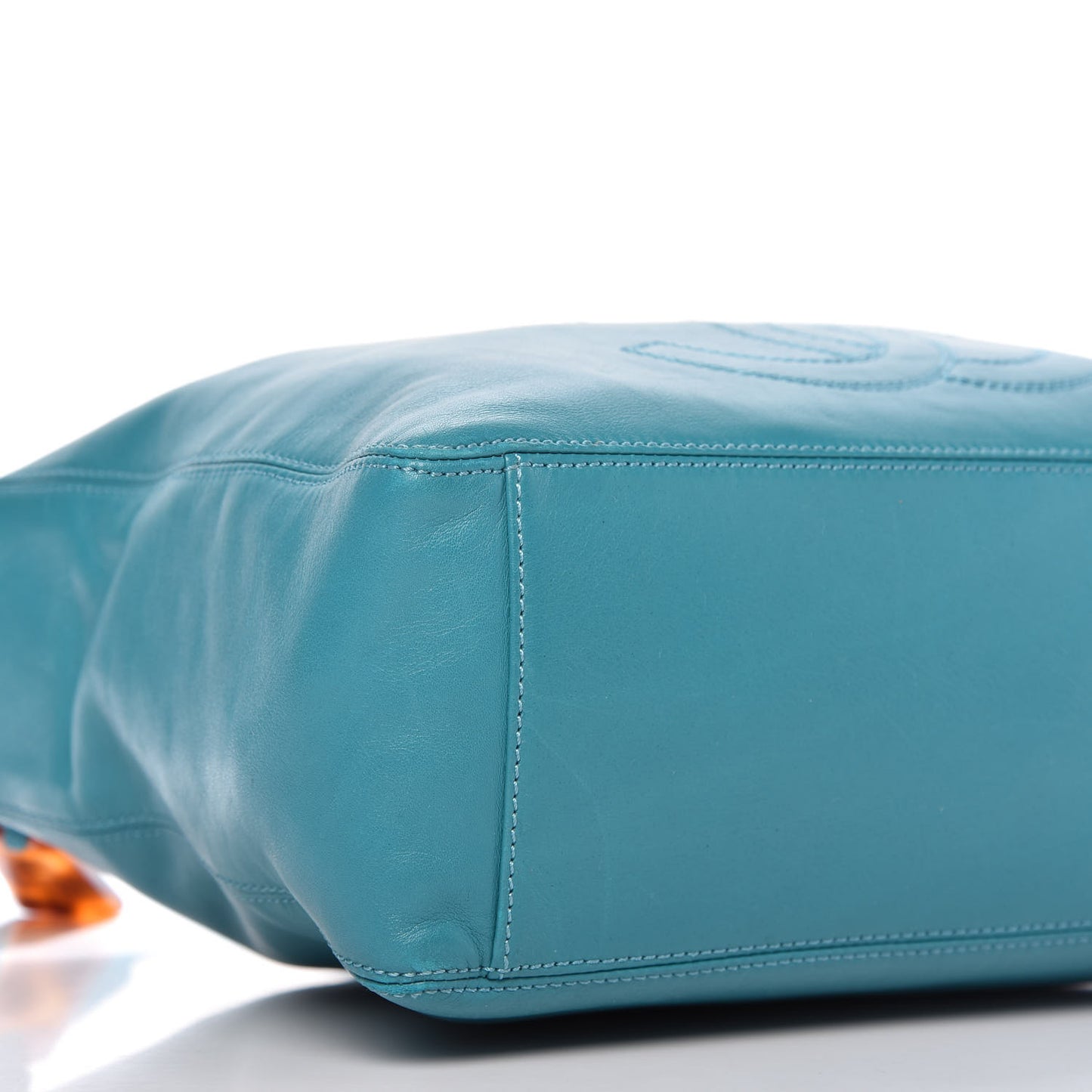 Lambskin CC Shoulder Bag Blue