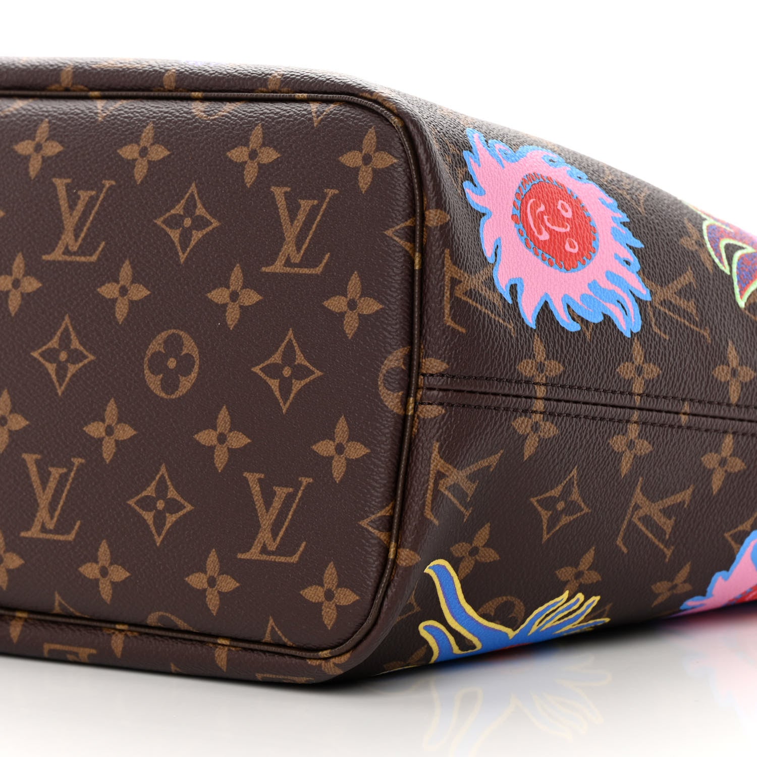 Louis Vuitton LV X YK Monogram Faces Neverfull MM 11 of 14