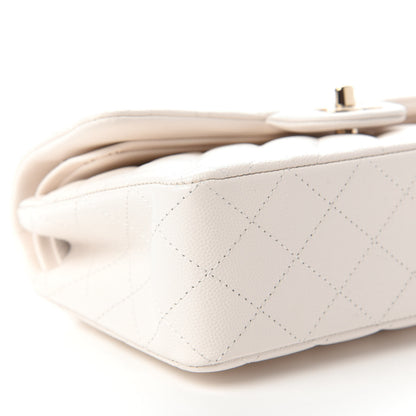 Chanel Caviar Quilted Small Double Flap White 6 of 11