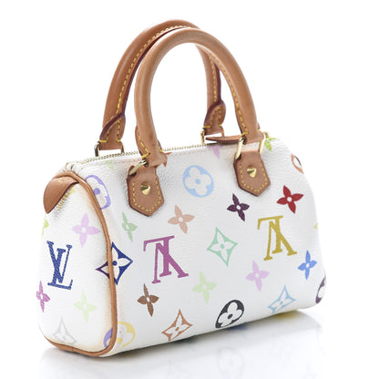 Louis Vuitton Monogram Multicolor Mini Sac HL Speedy White 3 of 10