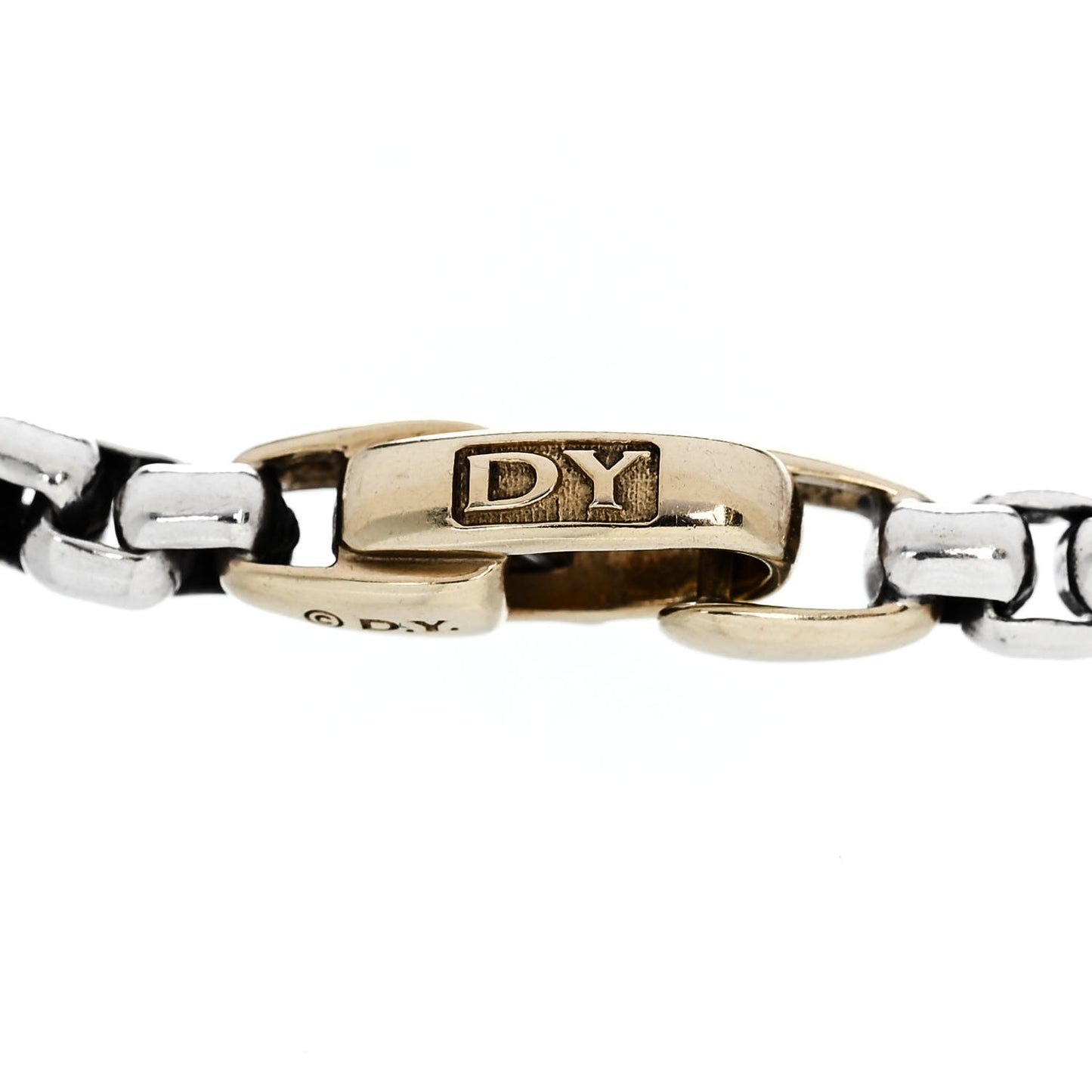Sterling Silver 14K Yellow Gold 4mm Bel Aire Chain Bracelet