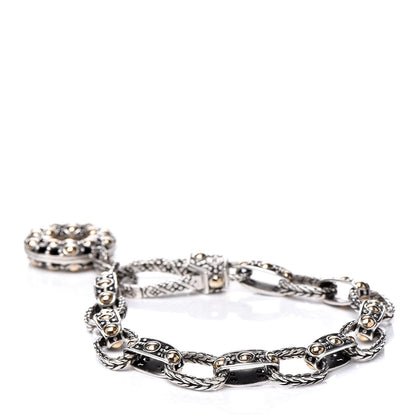 John Hardy Sterling Silver 18K Yellow Gold Jaisalmer Charm Bracelet 3 of 5