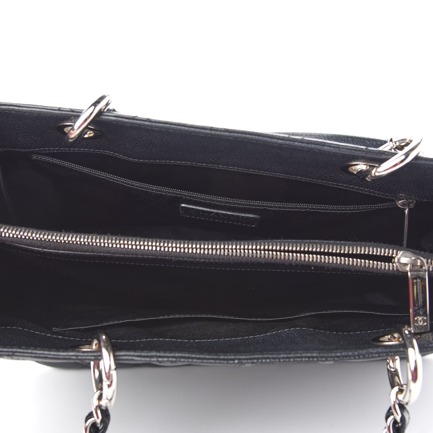 Chanel Caviar Quilted Grand Shopping Tote GST Black 6 of 10