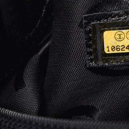 Chanel Straw Raffia Tote Black 8 of 9