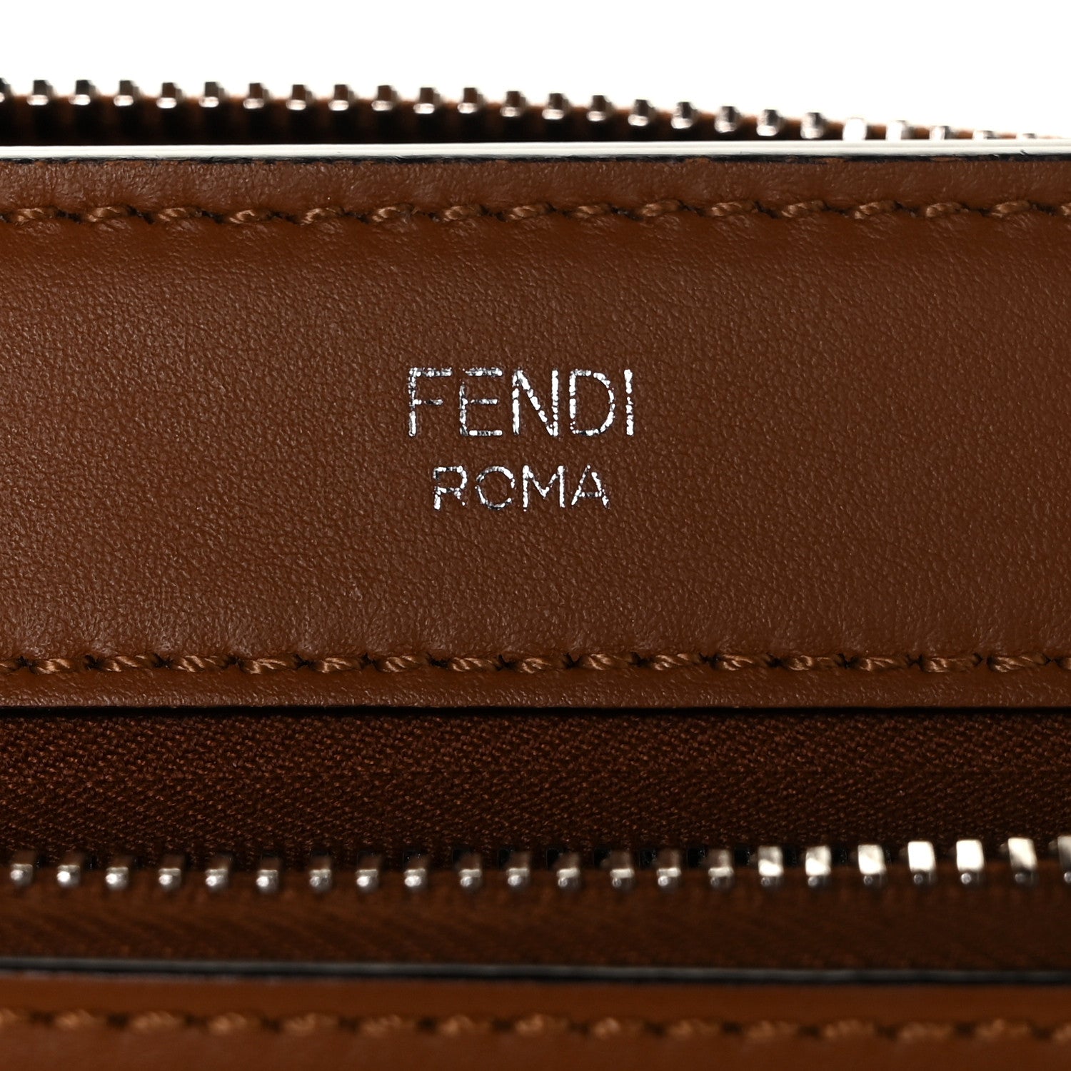 Fendi Vitello Baltico Dolce DotCom Satchel Corteccia Bubblegum 7 of 10