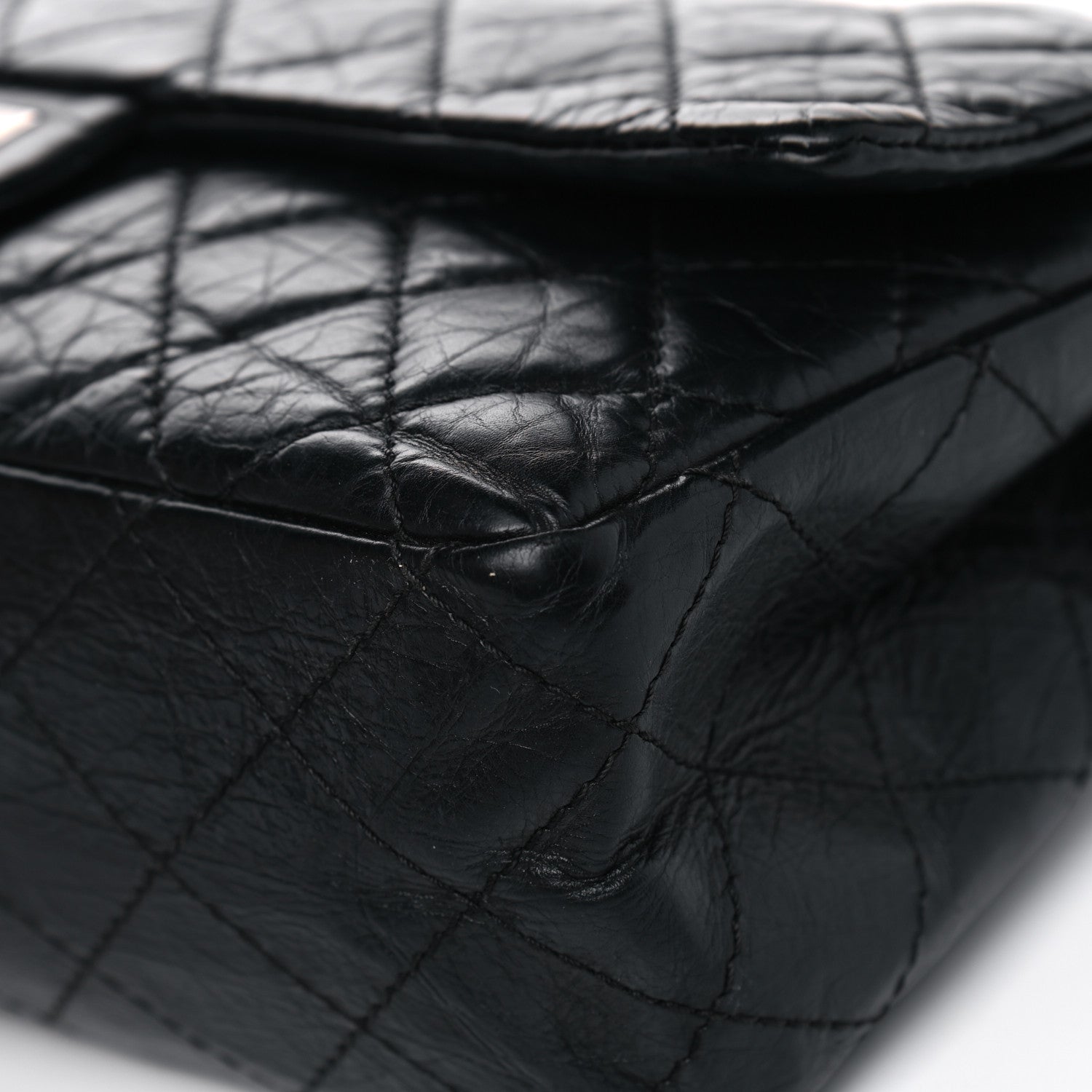 Chanel Aged Calfskin Quilted 2.55 Reissue 226 Flap Black 8 of 13