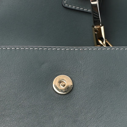 Chloe Suede Calfskin Mini Faye Shoulder Bag Cloudy Blue 13 of 19