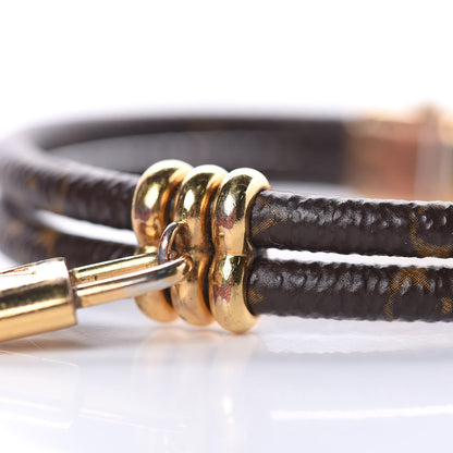 Louis Vuitton Monogram Keep It Twice Bracelet 19 5 of 6