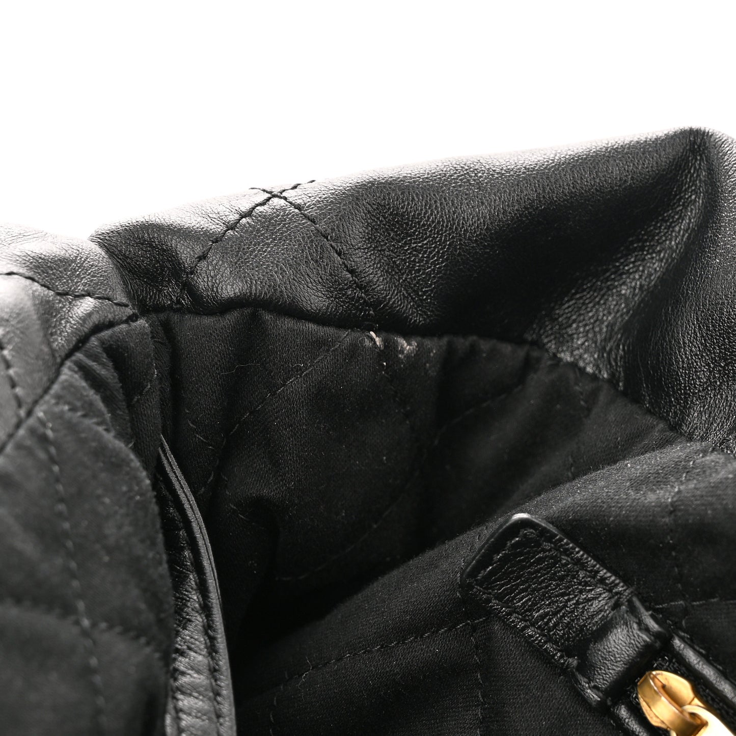 leather tote black