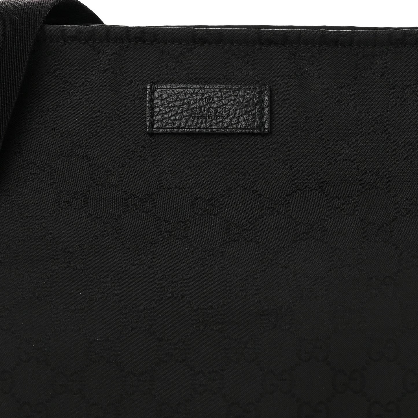 Nylon Monogram Large Messenger Black