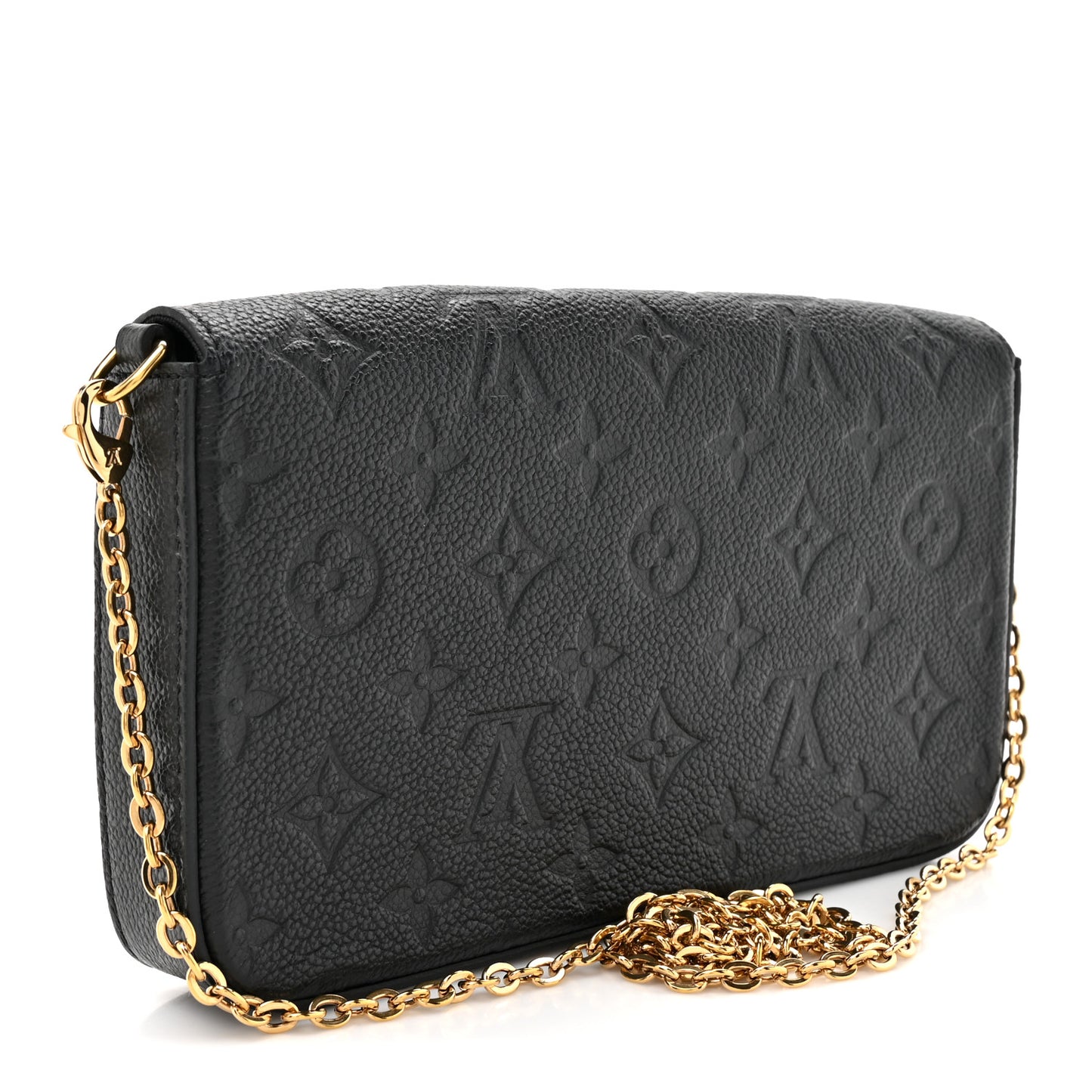 Empreinte Pochette Felicie Chain Wallet Black