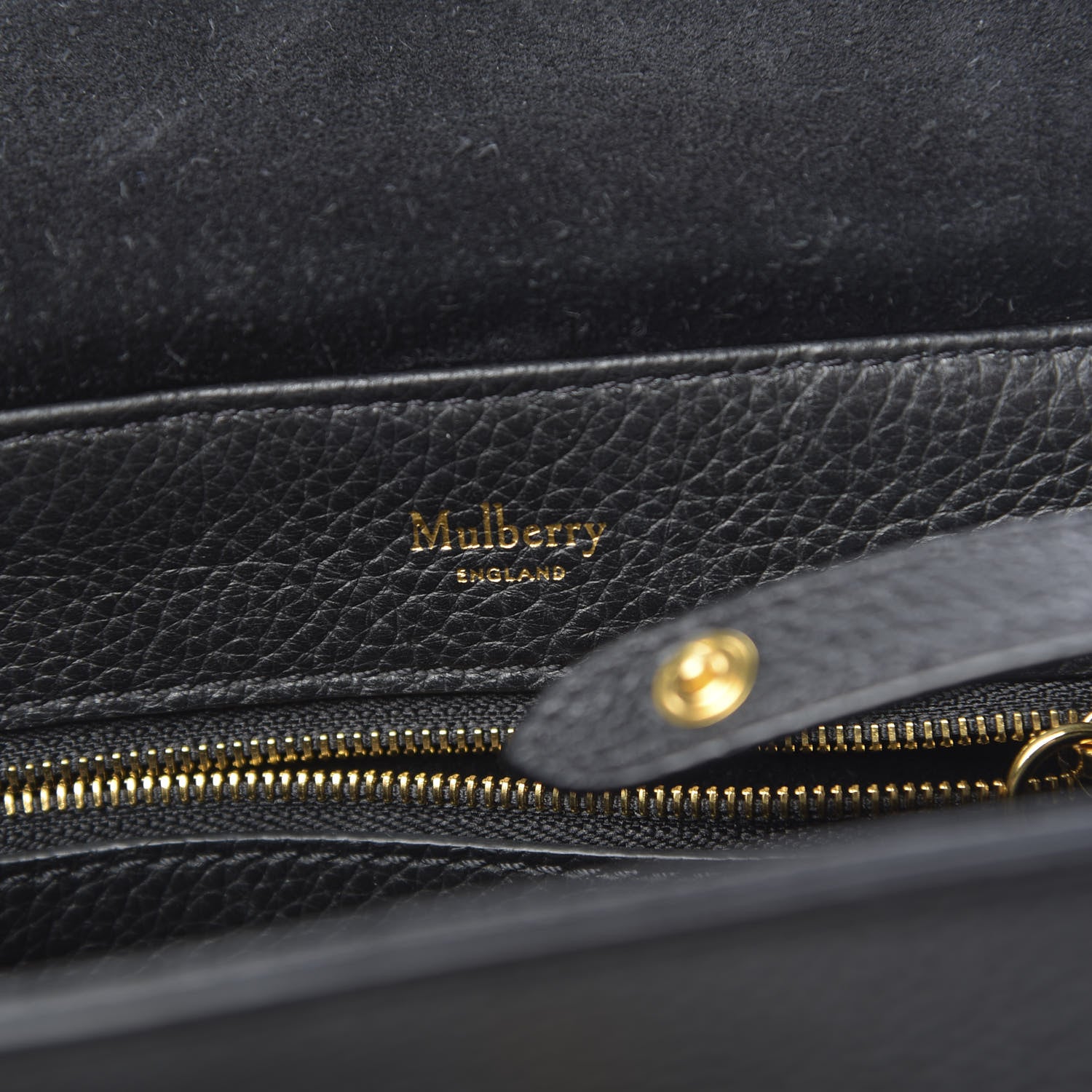 Mulberry Classic Grain Calfskin Mini Bayswater Backpack Black 5 of 8