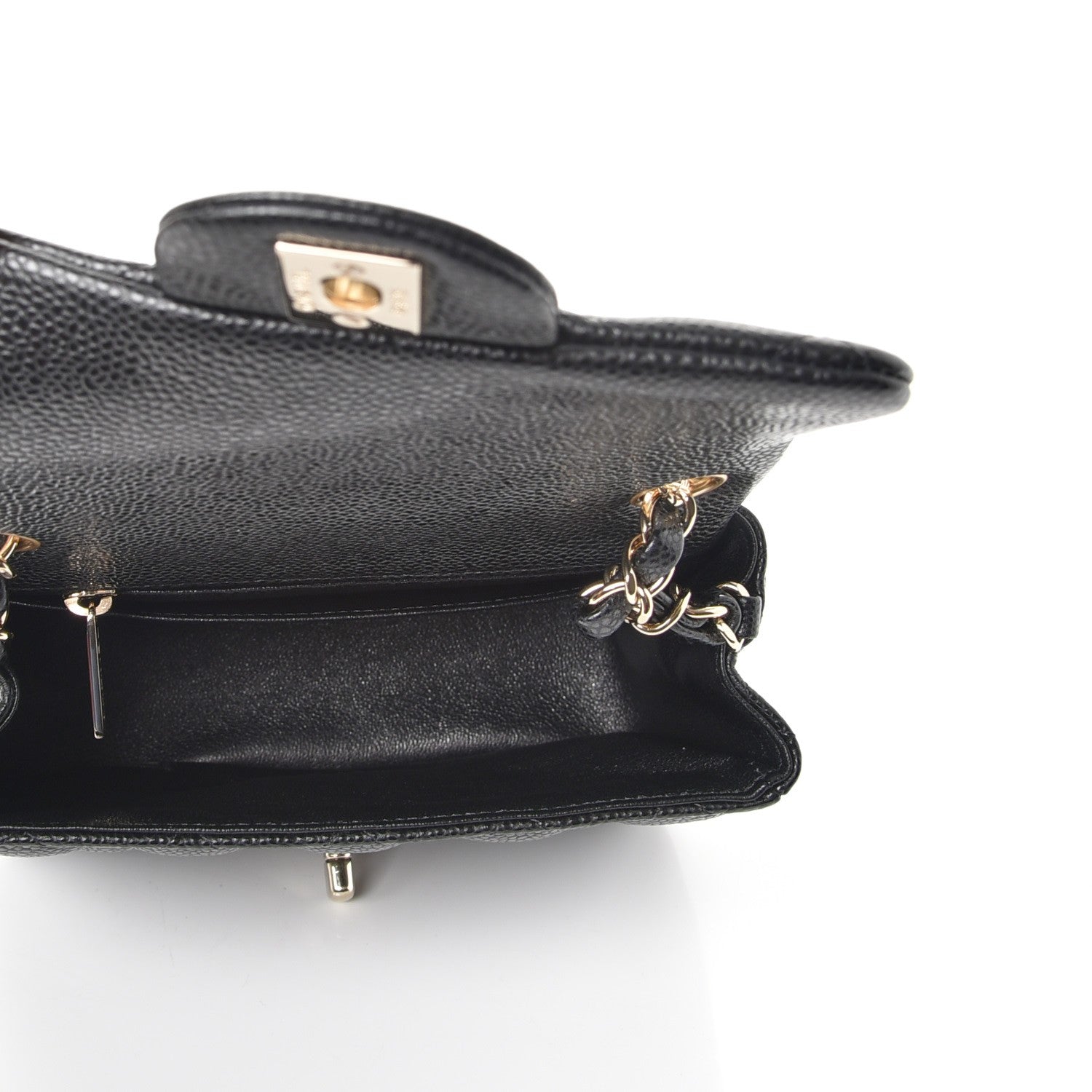 Chanel Caviar Quilted Mini Square Flap Black 5 of 8