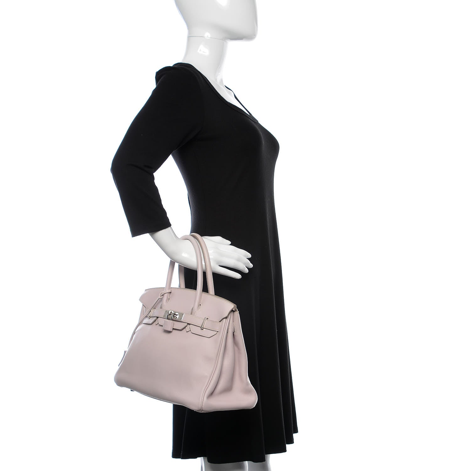 Hermes Swift Birkin 30 Rose Dragee 2 of 43