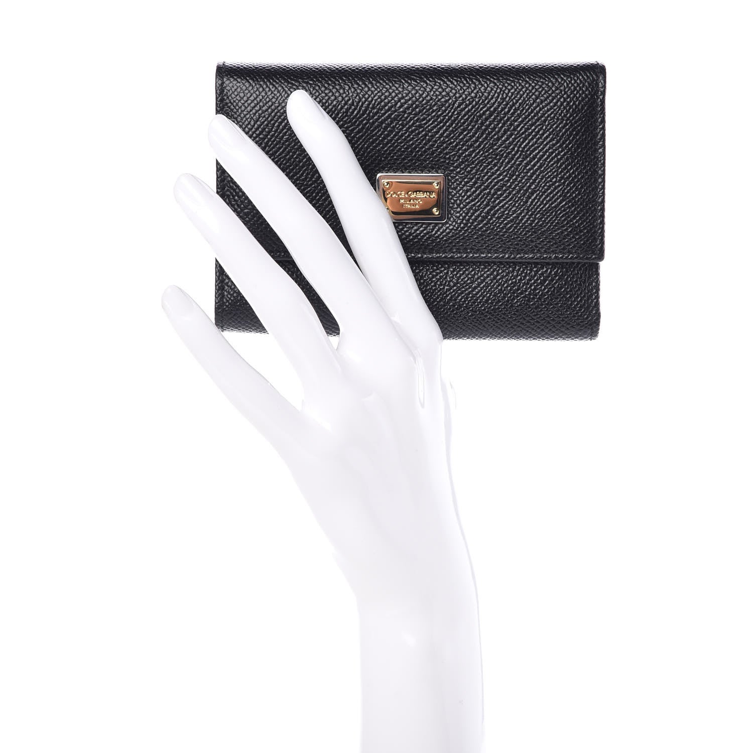 Dolce & Gabbana Dauphine French Flap Wallet Black 2 of 6