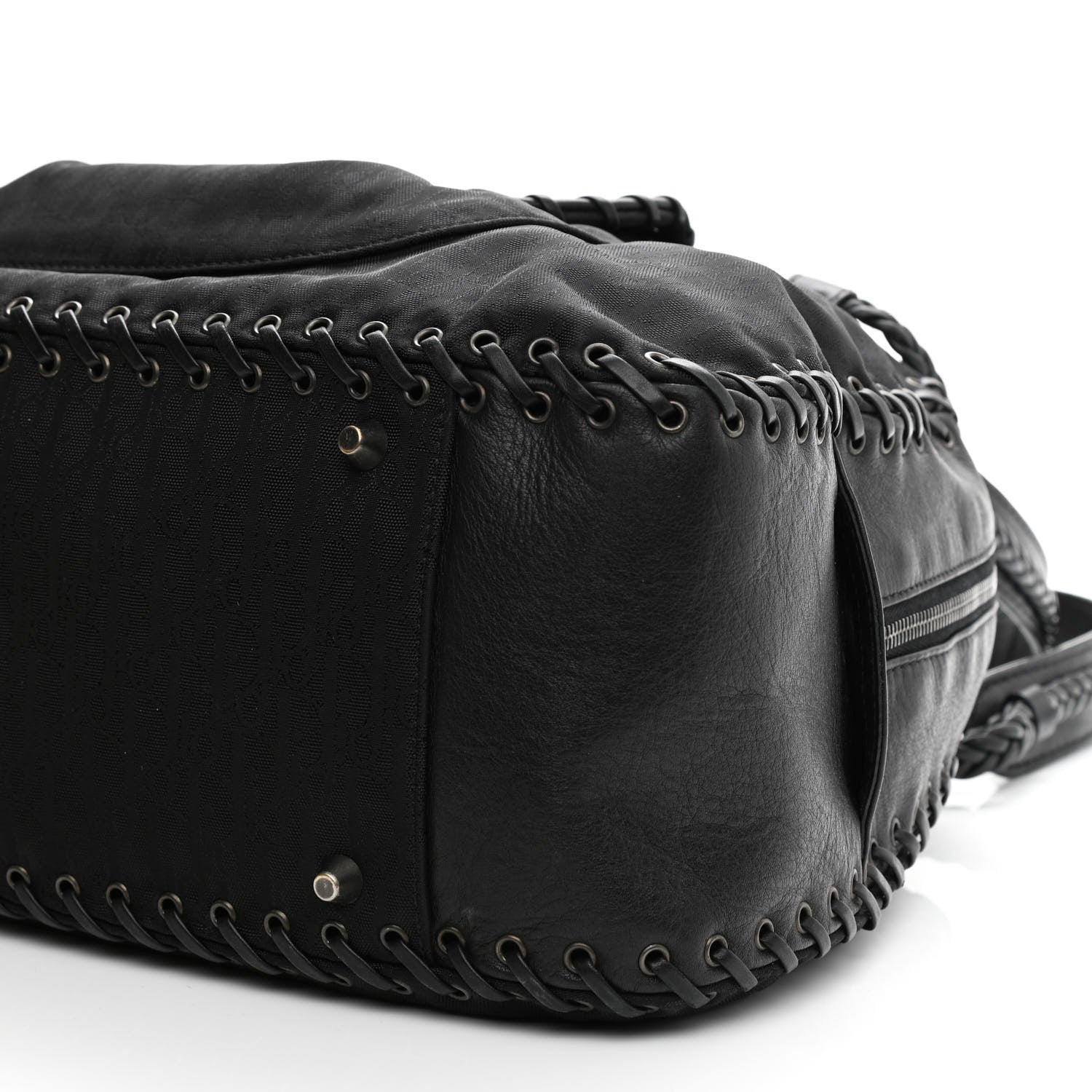 Christian Dior Monogram Ethnic Shoulder Bag Black 10 of 13