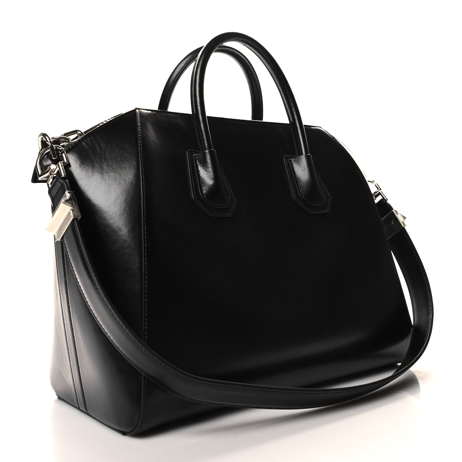 Givenchy Shiny Lord Calfskin Medium Antigona Black 3 of 10