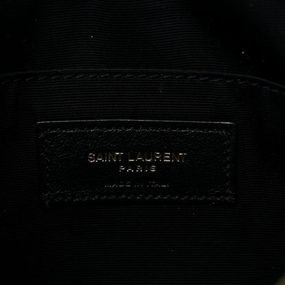 Saint Laurent Calfskin Matelasse Monogram Lou Camera Bag Dark Beige 6 of 10