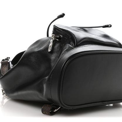 Louis Vuitton Lambskin Monogram Montsouris Vibe PM Black 8 of 9