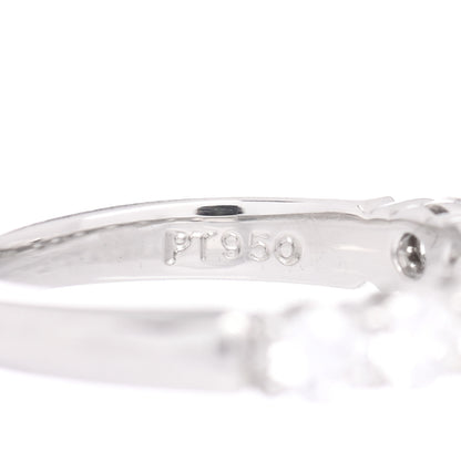 Tiffany Platinum Diamond .57ct 3mm Half Circle Embrace Band Ring 45 3.25 5 of 6