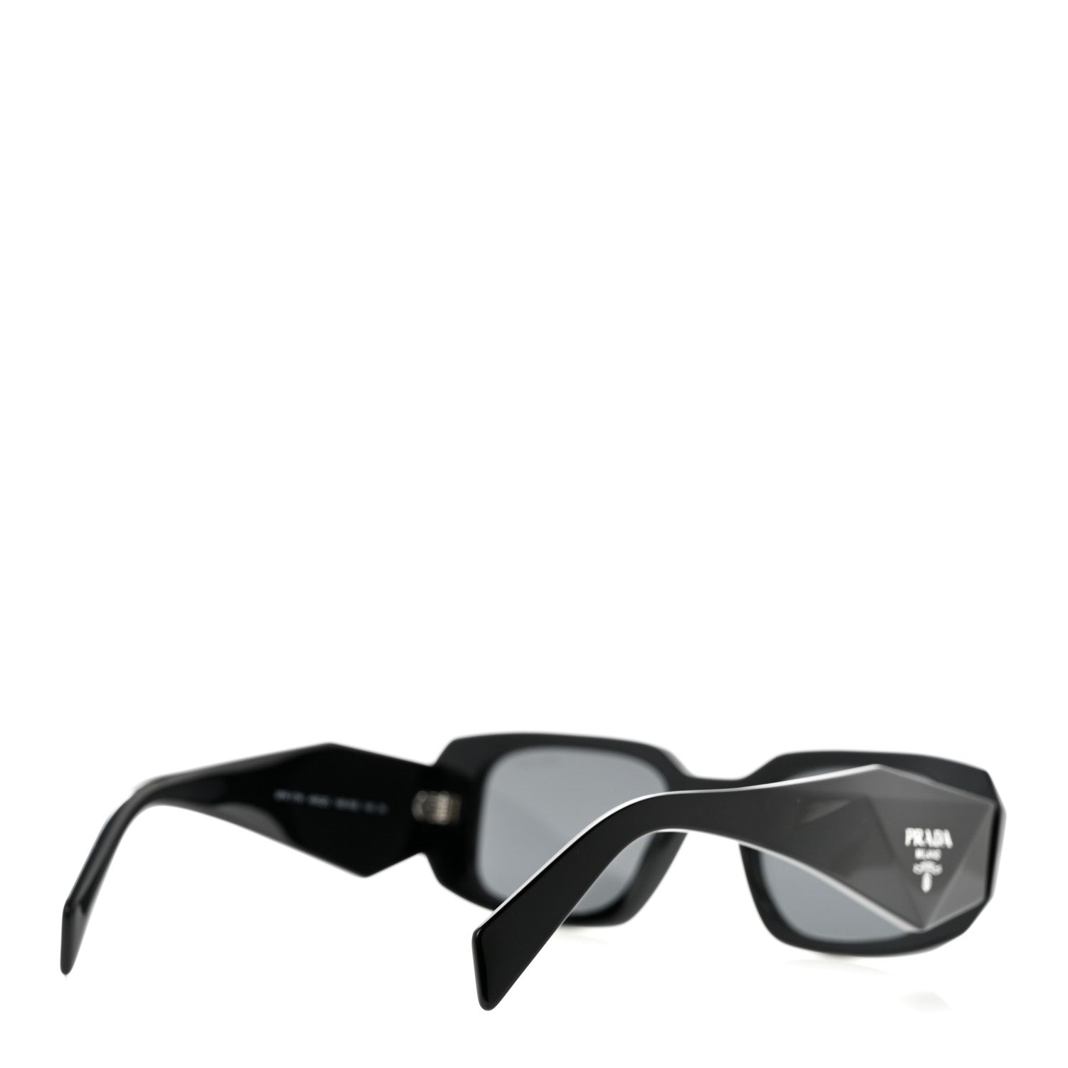 Prada Acetate Symbole Sunglasses SPR 17W Black 4 of 8