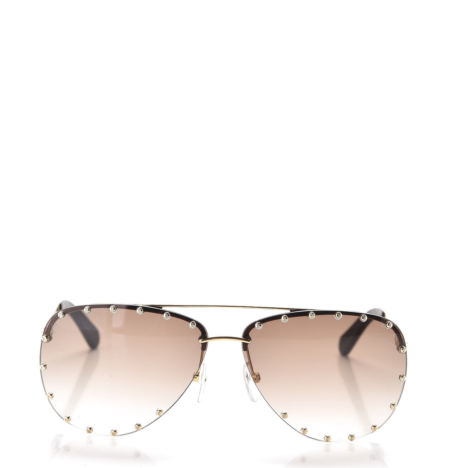 Louis Vuitton The Party Aviator Gradient Sunglasses Z0914U Brown 2 of 7