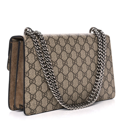 Gucci GG Supreme Monogram Small Dionysus Shoulder Bag Taupe 3 of 12