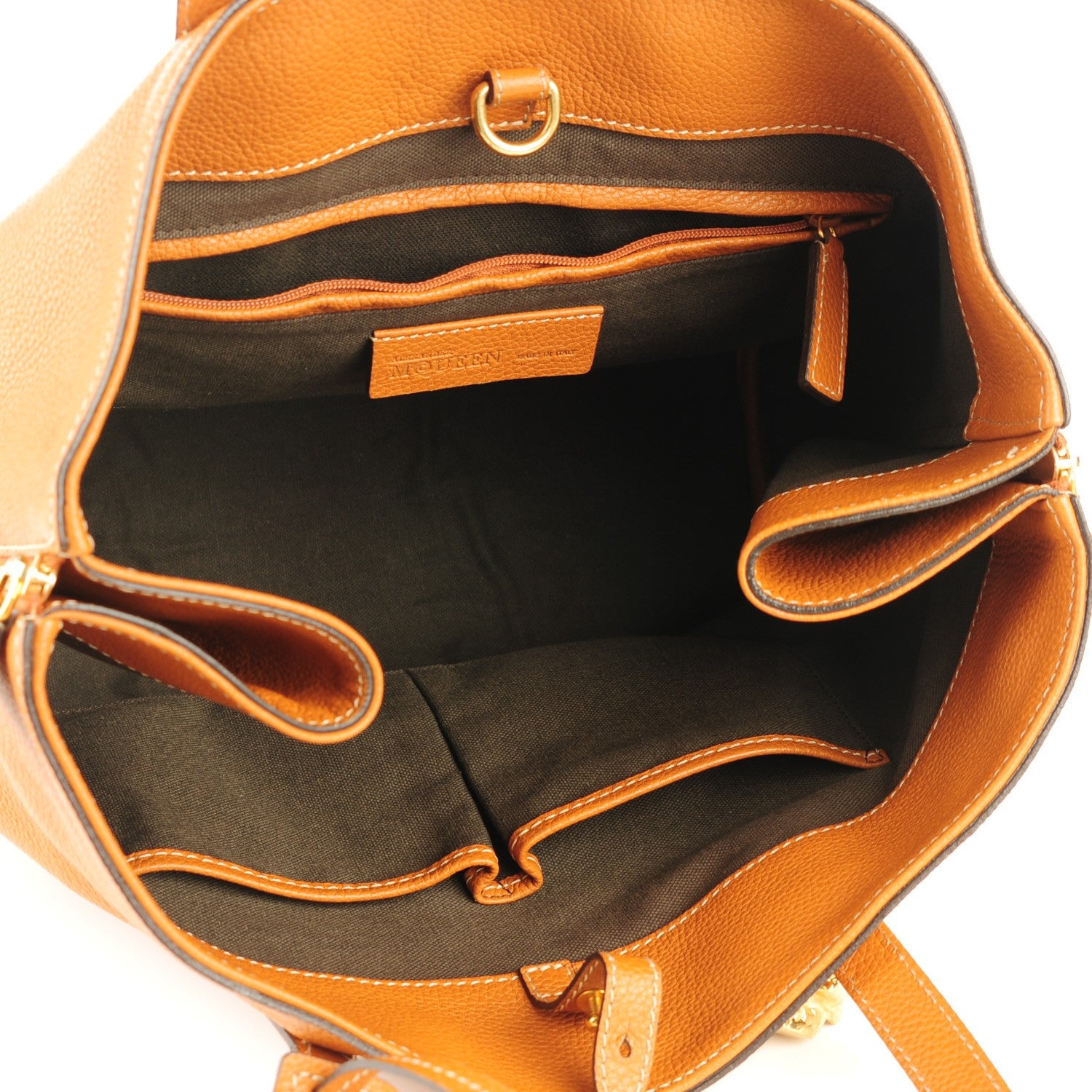 Alexander McQueen Pebbled Calfskin Skull Padlock Tote Tan 5 of 9