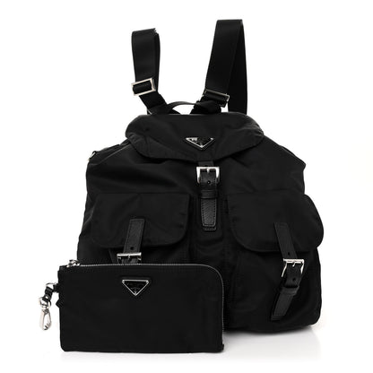 Prada Re-Nylon Saffiano Medium Backpack Black 2 of 11