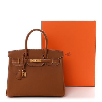 Hermes Togo Birkin 30 Gold 11 of 11