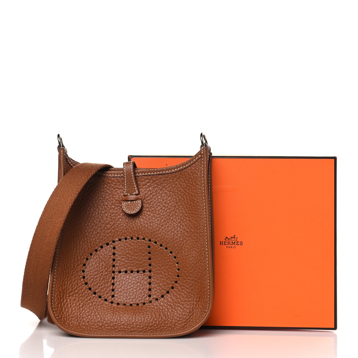 Hermes Taurillon Clemence Evelyne TPM Gold 11 of 11